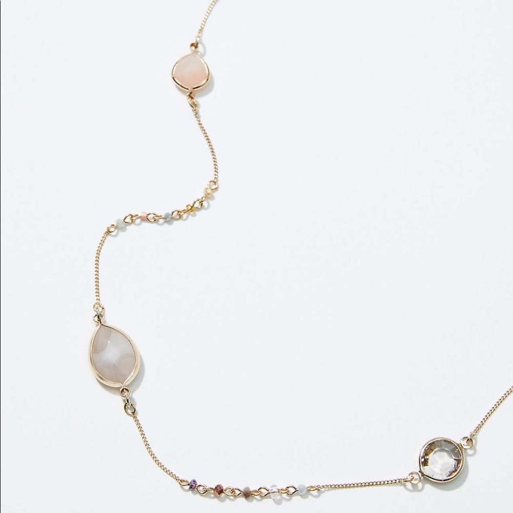NWT Loft “Stone Illusion” Necklace